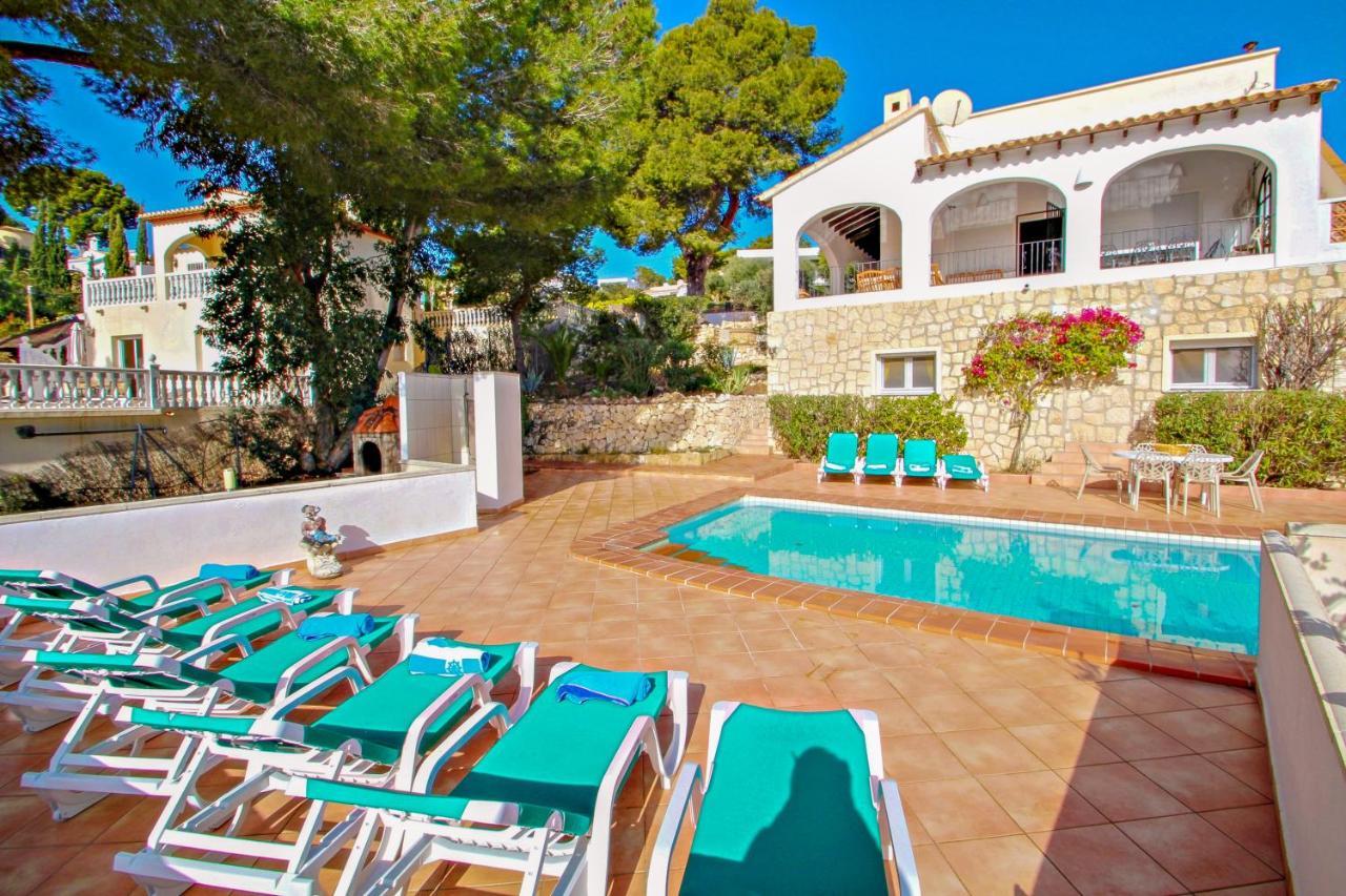 Dos Chicas - Sea View Villa With Private Pool In Moraira Teulada Eksteriør billede