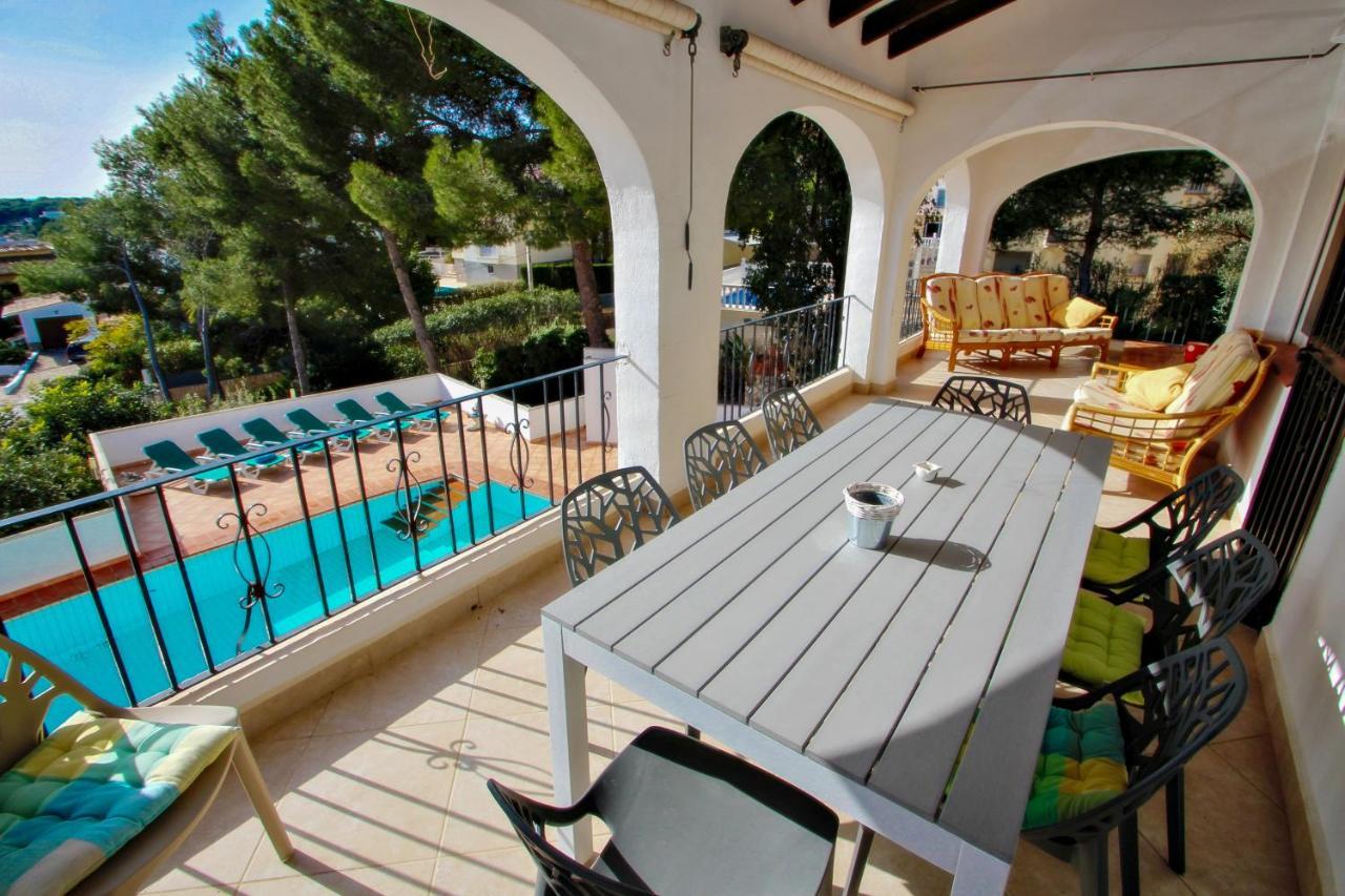 Dos Chicas - Sea View Villa With Private Pool In Moraira Teulada Eksteriør billede