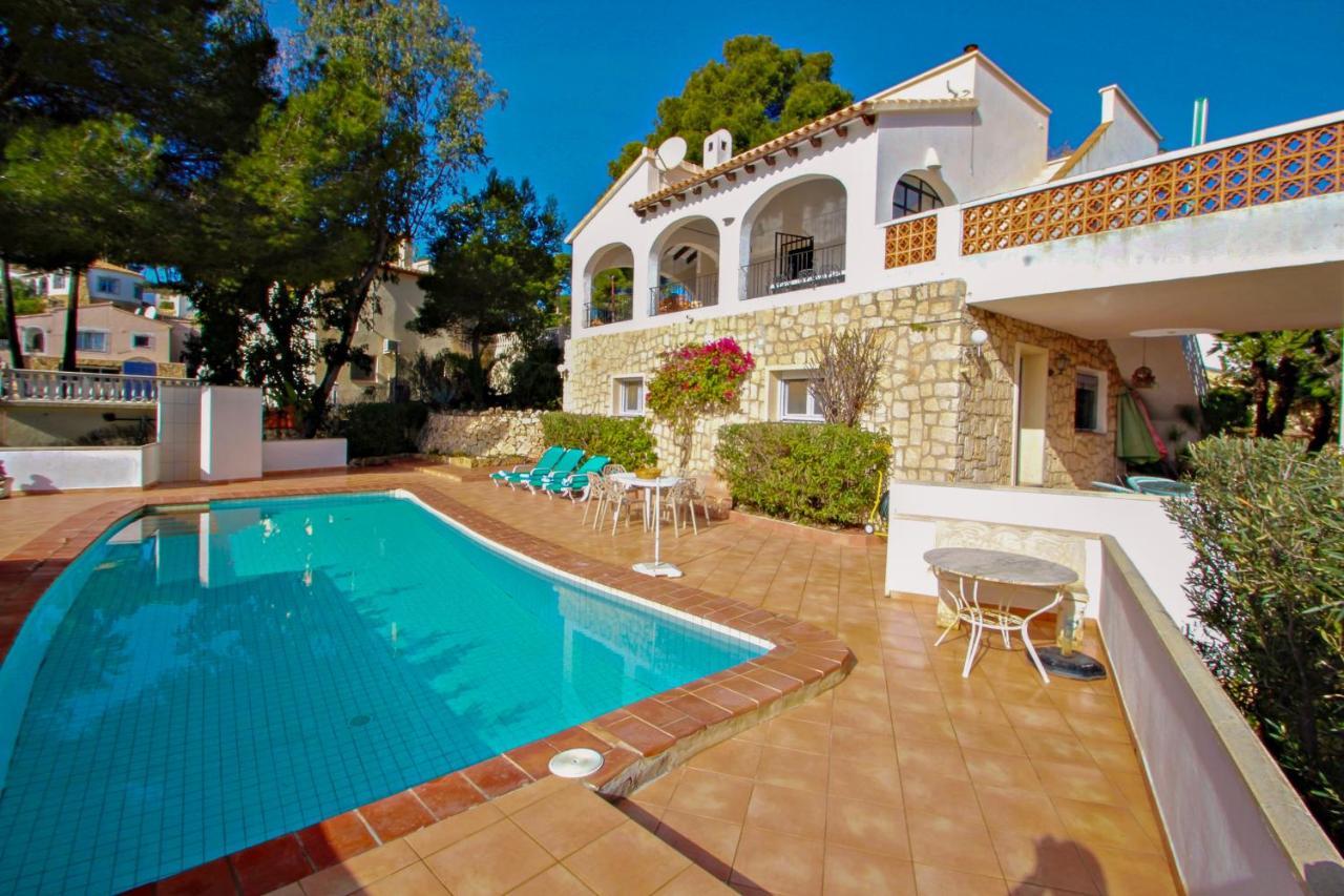 Dos Chicas - Sea View Villa With Private Pool In Moraira Teulada Eksteriør billede
